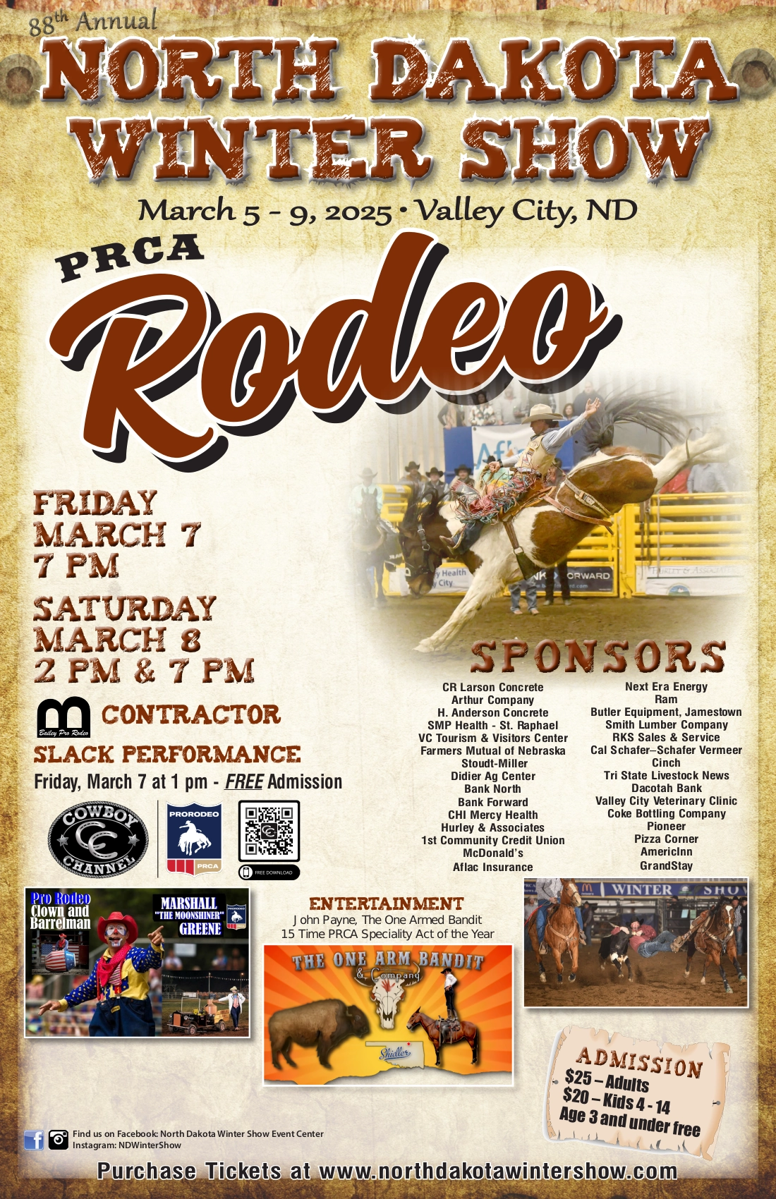 PRCA Rodeo Poster